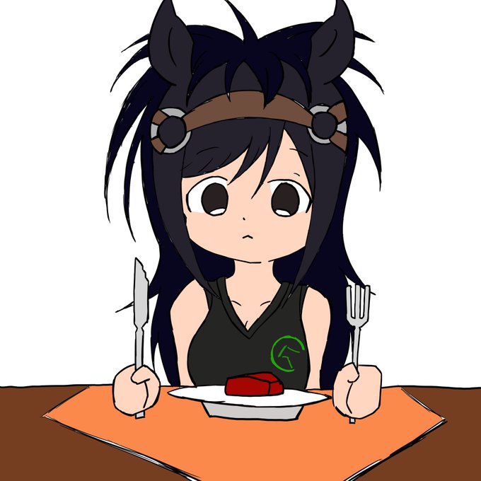 あおかげちゃん!馬肉だよ! 