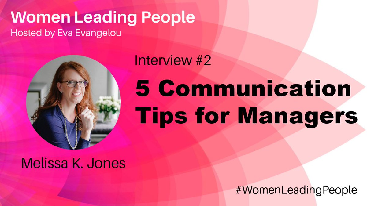 Tuesday's interview will be with the brilliant Melissa <a href="/theCEOffice/">theceoffice</a>  - a Leadership Coach with 20 years experience in leadership roles - passionate about supporting new managers. Register here: youtu.be/FuCtxo5qpGM

#womeninleadership #Management #Empowerment