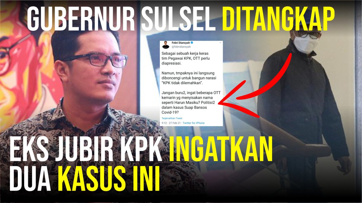 Gubernur Sulsel Ditangkap, Eks Jubir KPK Ingatkan Dua Kasus Ini

Selengkapnya : youtu.be/uVdAncI5H_k