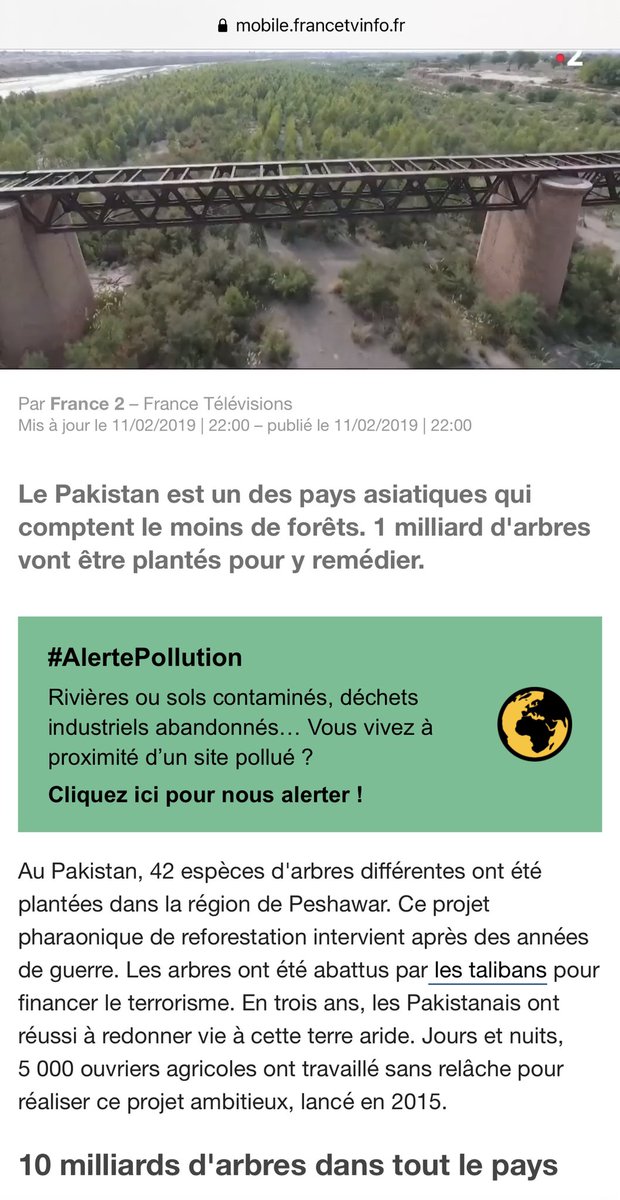 EspaceEuropeMPL's tweet photo. Et si la #paix dans le monde passait par la #préservation de l’#environnement...😊? 
@GovtofPakistan : 1 milliard d'arbres plantés pour l'avenir.
@France2tv - https://t.co/6SohLs1eU5 https://t.co/ZflXdIbg03