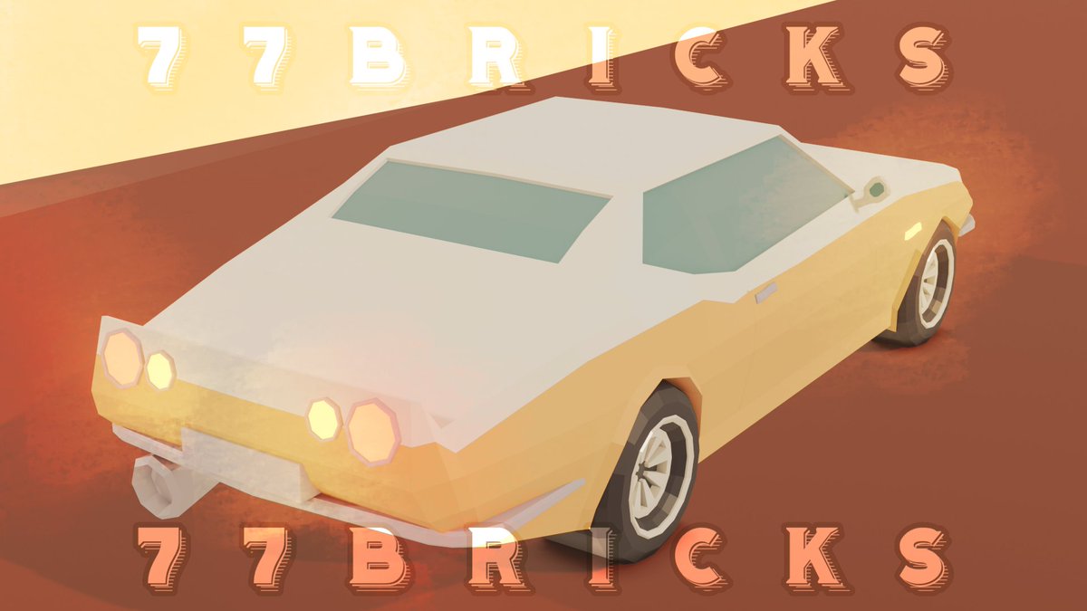 77Bricks's tweet photo. Blending up cars ‼️🚗

#Roblox #Blender #RobloxDev https://t.co/Z9yHddkoJJ