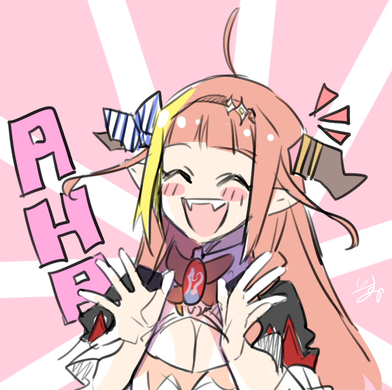 桐生ココ 「かいっちょーーーーー!!!
2月終わるよーーー!!! 」|いすか🐉🍕のイラスト