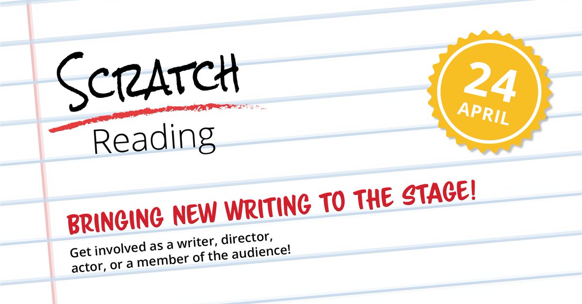 progresstheatre's tweet photo. Calling all #writers! There’s still loads of time to submit a piece for #scratchreading, so sharpen those pencils and let your imagination run wild 🖊️📖 And if you want to catch the show on the 24 April, tickets are #FREE. Book at: https://t.co/iTZvTW5EzT

#newwriting #rdg #rdguk https://t.co/CM4LEchQhS