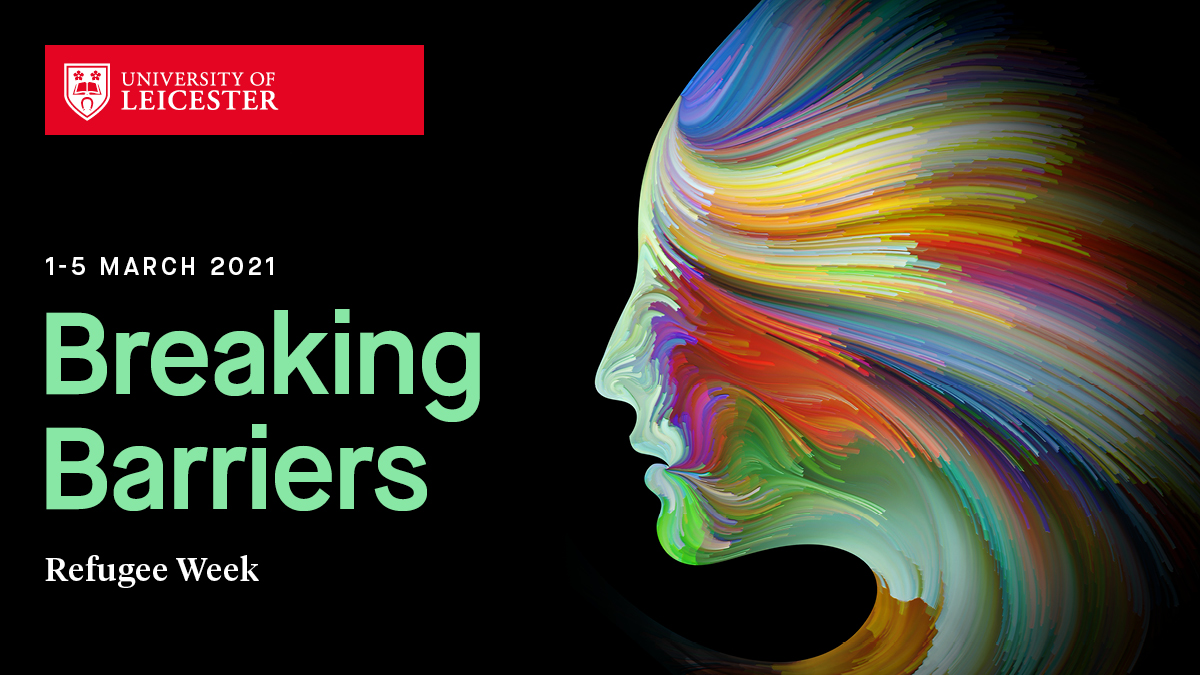University of Leicester (@uniofleicester) on Twitter photo Sign up for a free webinar launching <a href="/uniofleicester/">University of Leicester</a>’s annual ‘Breaking Barriers' Refugee Week.
Find out what it means that we're a University of Sanctuary, and how you can get involved through volunteering.
📆Monday 1 March
⏰12noon
💻eventbrite.co.uk/e/we-are-citiz… Sign up for a free webinar launching <a href="/uniofleicester/">University of Leicester</a>’s annual ‘Breaking Barriers' Refugee Week.
Find out what it means that we're a University of Sanctuary, and how you can get involved through volunteering.
📆Monday 1 March
⏰12noon
💻eventbrite.co.uk/e/we-are-citiz…