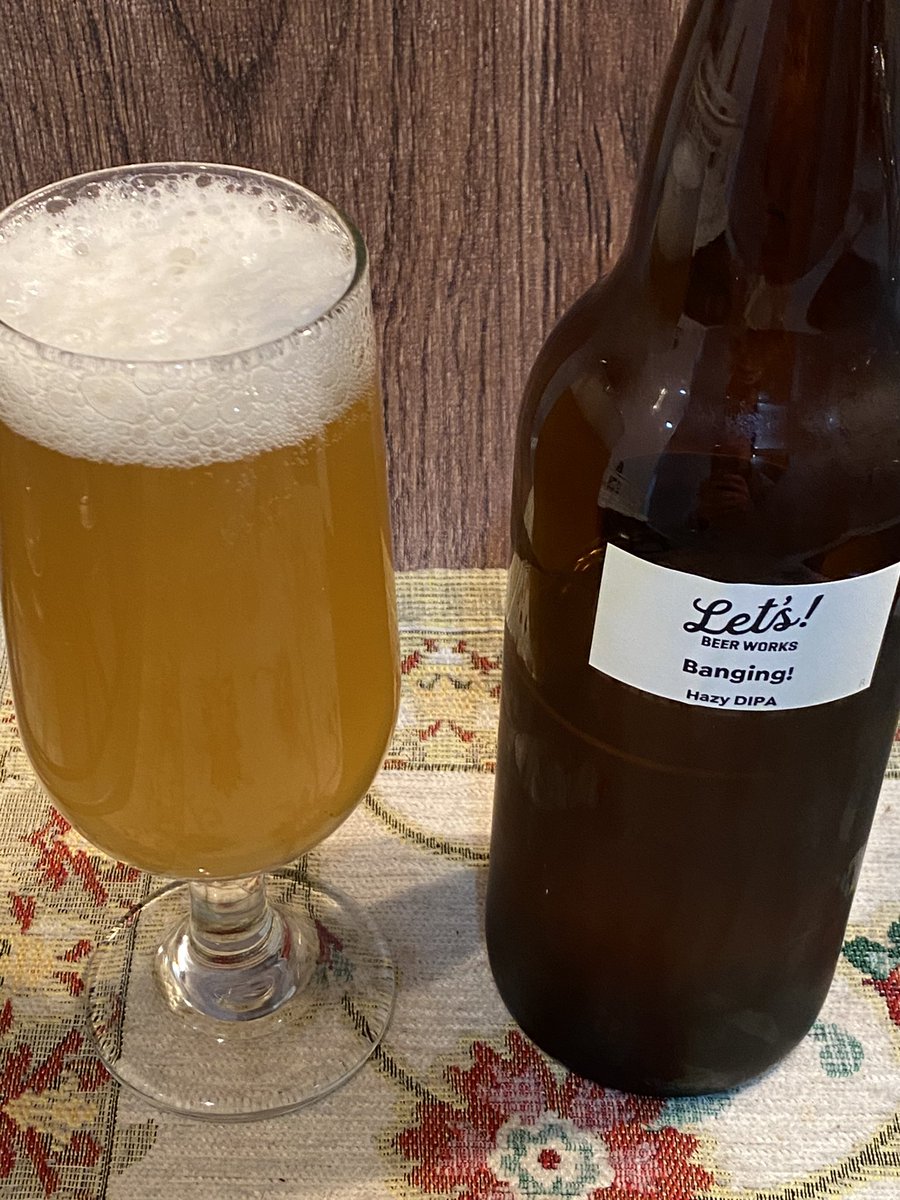 zi_denooo2's tweet photo. 初めて飲んだけど、好みの味だ❗️
二本目も楽しみ🎵

@LetsBeerWorks https://t.co/VV1mZkZGQA