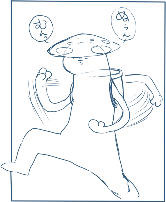 追い払うテルモさん 