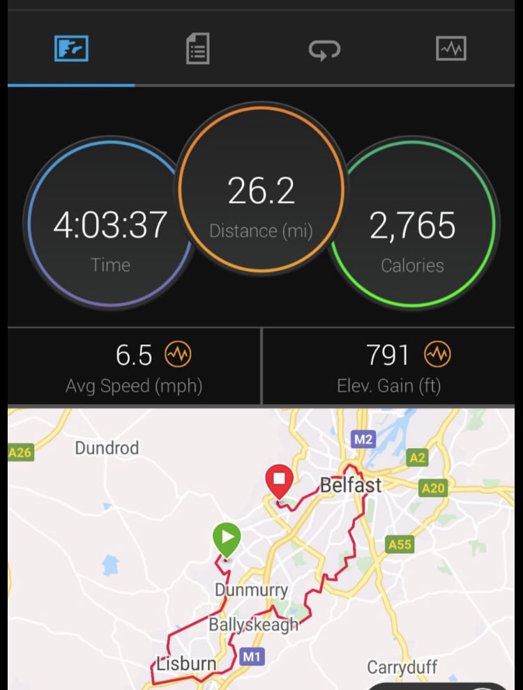 1 Hour Distance From My Location Johnny Flynn On Twitter: "Last 4 Miles Was A Grind The Falls Road Never  Looked As Steep In My Life The Falls Park Was Like Mount Everest  #100Milechallenge Marathon Distance With 18