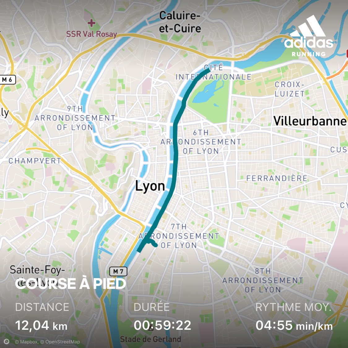 Quel bonheur de retrouver les berges du Rhône en cette belle journée ensoleillée dominicale 😍🏃🏼‍♂️#running