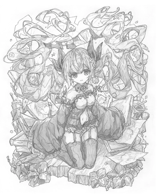 #今月描いた絵を晒そう
今月はアナログ多めでした!来月はデジタル制作がんばりますよ〜!?? 
