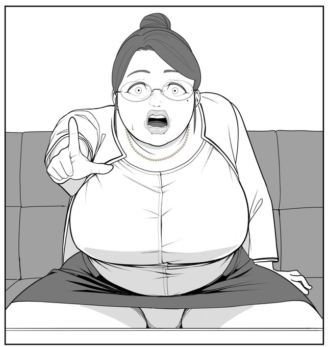 パンチラ校長 #熟女 #エロ漫画 