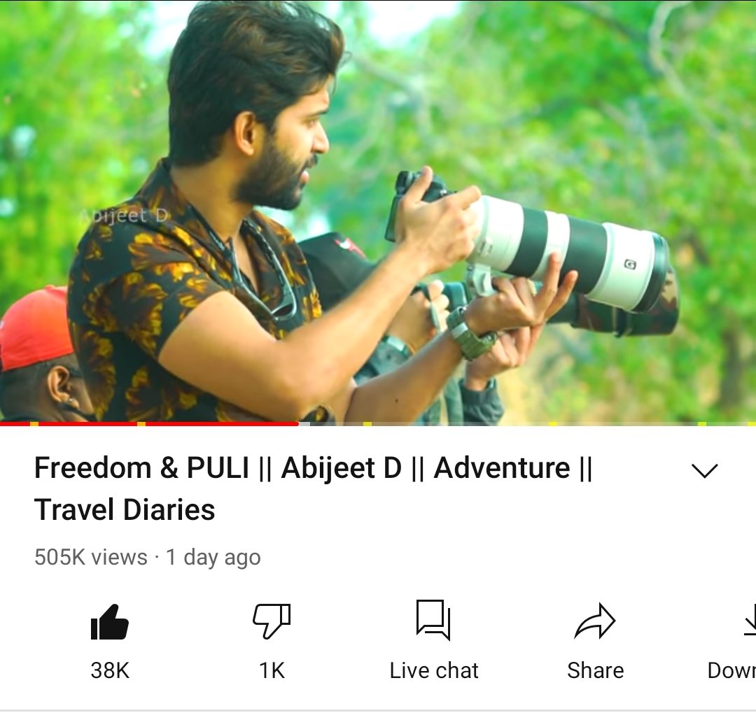 ToughCapricorn's tweet photo. 505K views for #FreedomAndPuli vidoe of my chรฉri #Abijeet ๐ฅ๐ฅ๐ฅ
Do watch the breath taking virtual tour to the #tipeshwarWildLifeSanctuary and some amazing visuals of #wildlife here ๐
https://t.co/0sNwdLdQTj
@maha_tourism
@tipeshwar @tipeshwarsafari https://t.co/w5MrnmoBAz