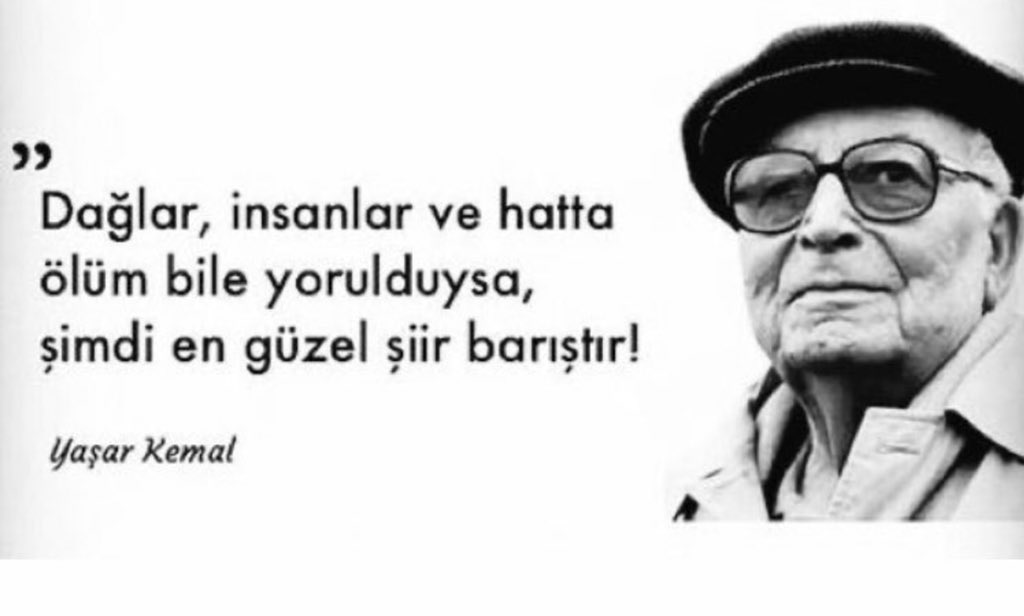 Saygı ve özlemle #YasarKemal