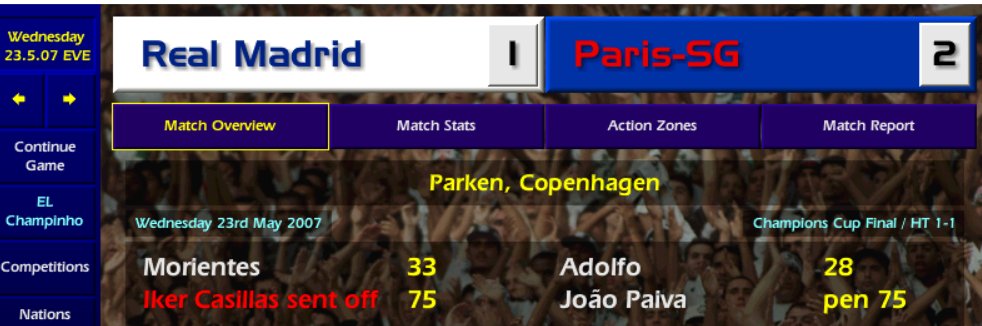 Season 6 completed for  #paivainparis His best season to date with 59 goals, including the winner in the Champions Lge final. Impressive numbers from DC, Adolfo & Niki also as these legends of  #cm0102 come into their prime. 4 seasons to go...