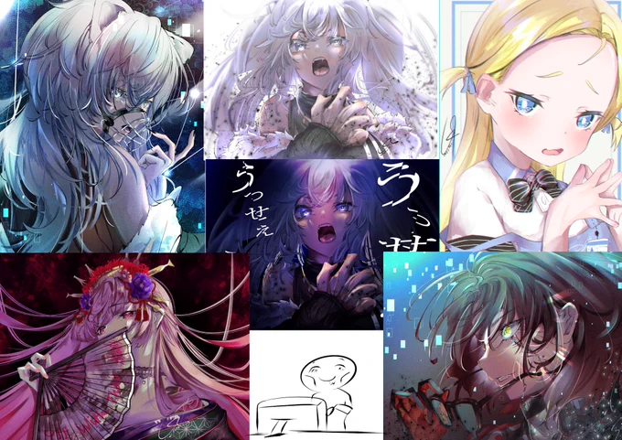 #今月描いた絵を晒そう 
