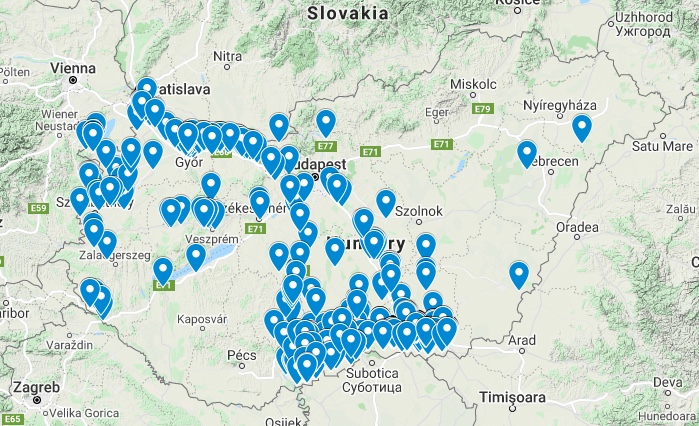 73 days since CJEU ruled #pushbacks breach EU law
9385 pushbacks carried out since then
1160 pins on our map depicting the place from where these 9385 pushbacks were carried out per police news site. 
This is how #Hungary implements judgments #RuleOfLaw 
https://t.co/HY1hPyr5zo https://t.co/SvfLoxe7Re
