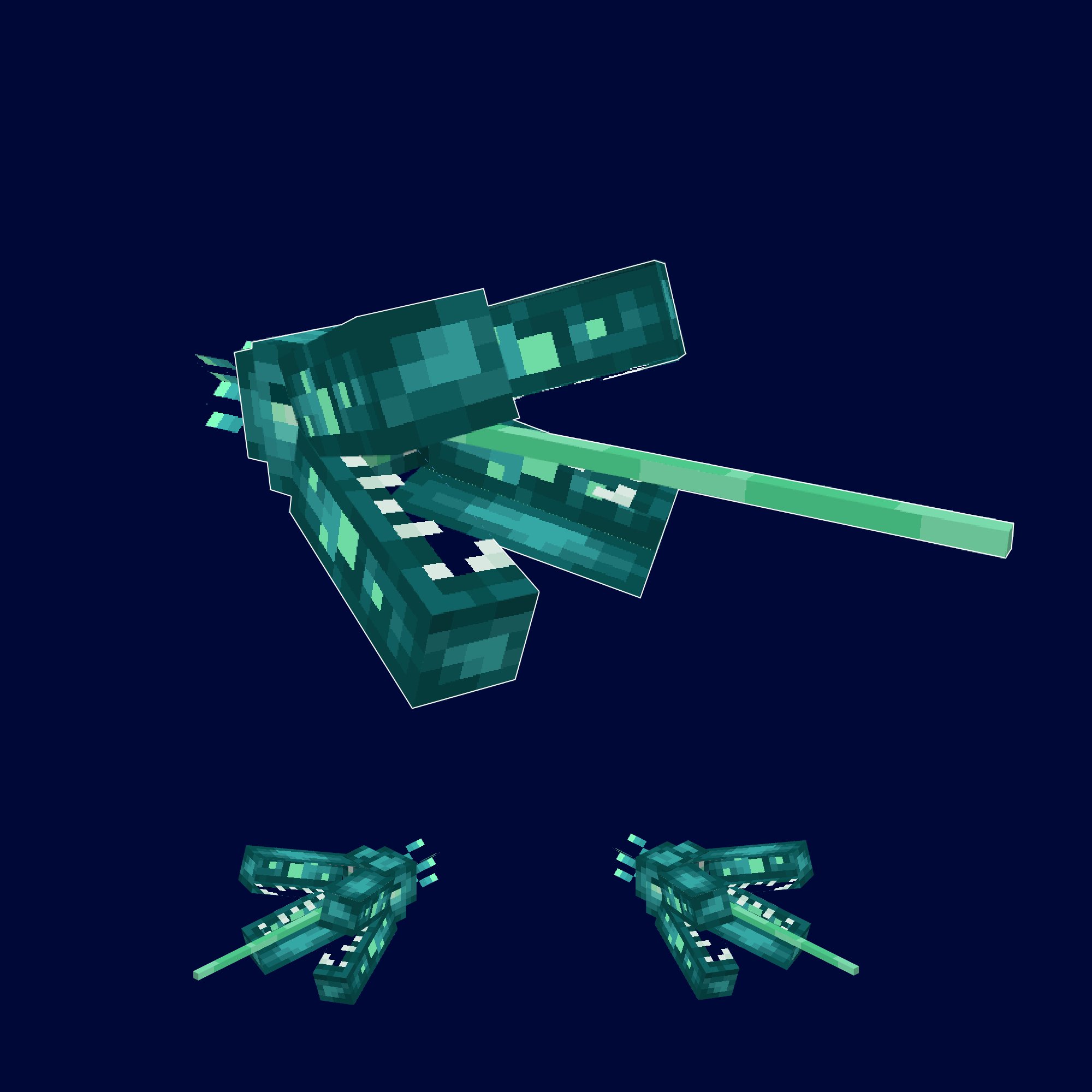 Ender Squid - Fanmade Minecraft Mob - Download Free 3D model by