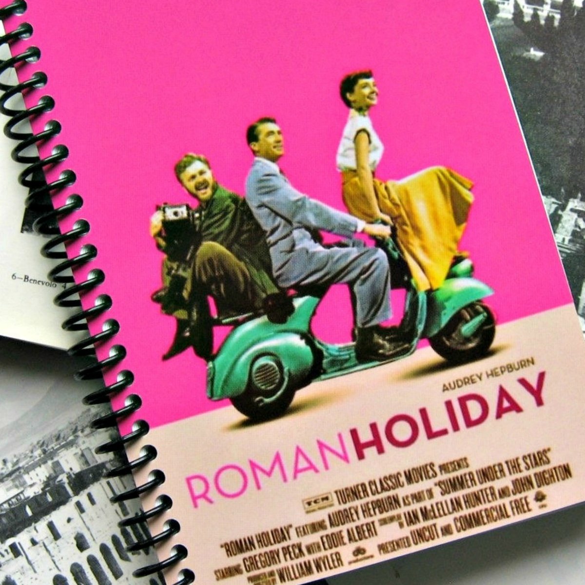 marianaypaula's tweet photo. Excited to share the latest addition to my #etsy shop: Roman Holiday, Blank Spiral Notebook A5 https://t.co/3Mw5mpHfb1 #pink #rainbow #romanholiday #audreyhepburn #traveljournal #a5notebook #plainnotebook #blankbook #pinkdiary https://t.co/wrFJxYqlrr