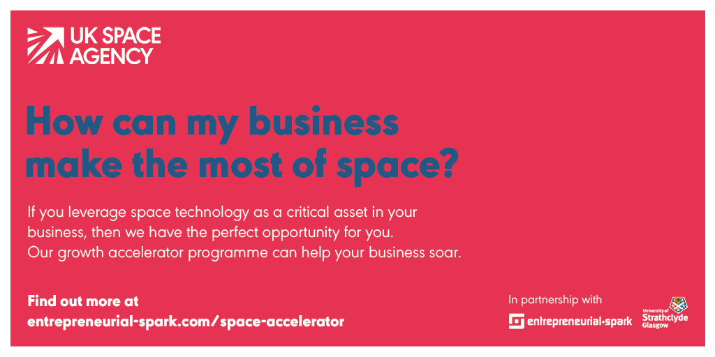 Did you know that space has transformed into one of the UK’s fastest-growing sectors, trebling in size since 2010? 🤔 With our Space Accelerator programme, we want to speed up that growth and make space even more accessible. Click here to take part: entrepreneurial-spark.com/space-accelera…