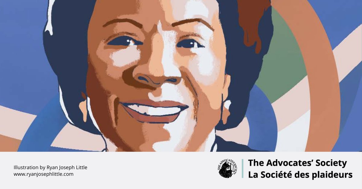 Advocates_Soc's tweet photo. “You have to learn how to face indignities with dignity,” states Judge Corrine Sparks, Canada’s 1st Black female judge, in this special excerpt from the Spring 2021 #TASJournal. Read about her impact on the legal landscape ► https://t.co/GOaWOp2NWQ #BlackHistoryMonth https://t.co/1rRVIstrA6