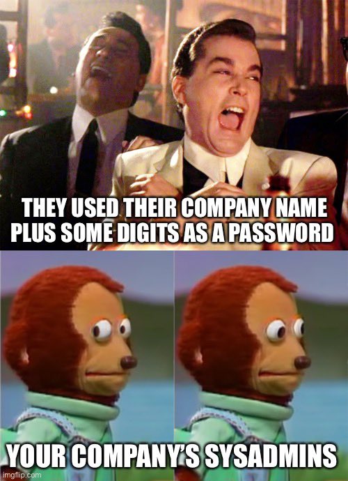 I wouldn’t laugh too loud #solarwinds123