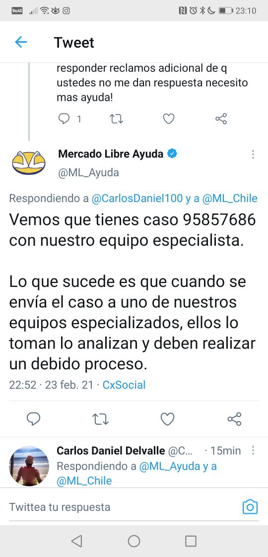 CarlosDaniel100's tweet photo. @ML_Ayuda @Mercadolibre Estimado ya me dijeron esto hace 5 dias.. Y aun no recibo ningun contacto y ya tienen 3 semanas sin contactar.. Necesito respuesta.. Hay algún canal q no se esperar correos? El 23 de feb ustedes me dijeron lo mismo.. Necesito respuesta de esto urgente https://t.co/UyqQI8U4Wr