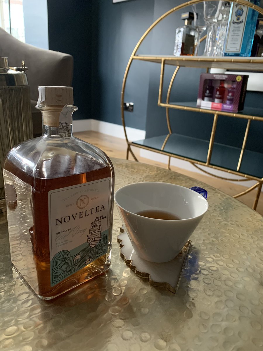 This afternoon shall be spent drinking <a href="/NOVELTEAdrinks/">NOVELTEA Drinks</a> on my cocktail room.