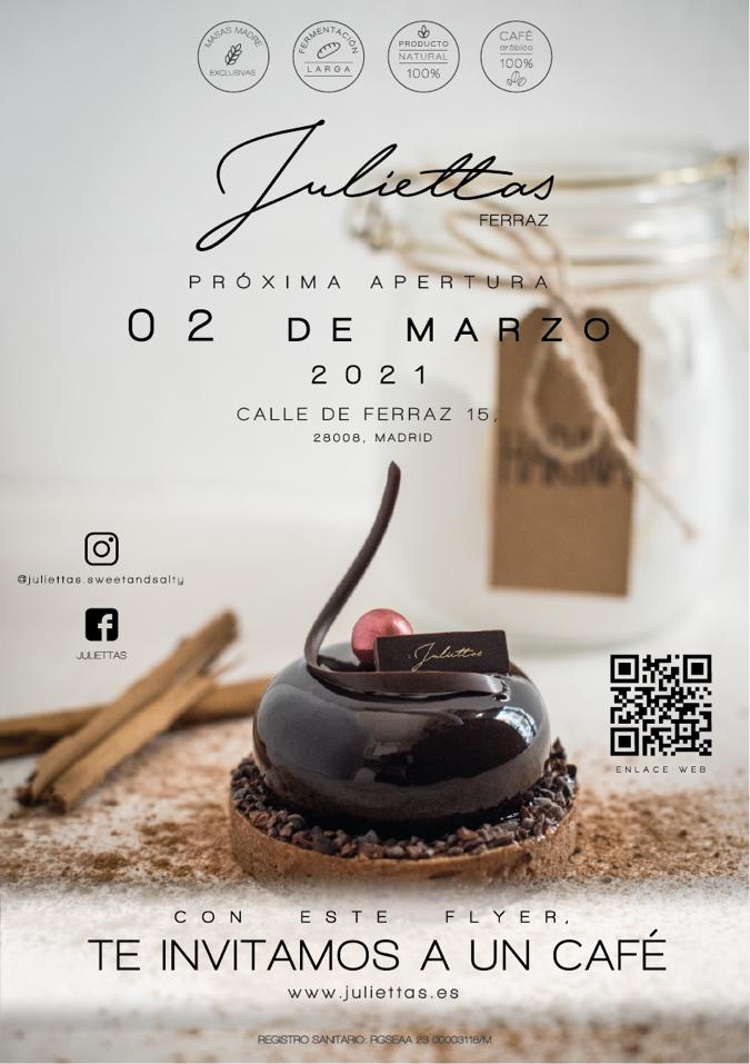 Gente de Madrid! Mi padre ha abierto una pastelería en Ferraz! Este martes es la inauguración y con el flyer os lleváis un café gratis. Esta todo buenísimo tenéis que venir. Nunca pido rt, pero ayuda muchísimo tal y como están las cosas 🥺