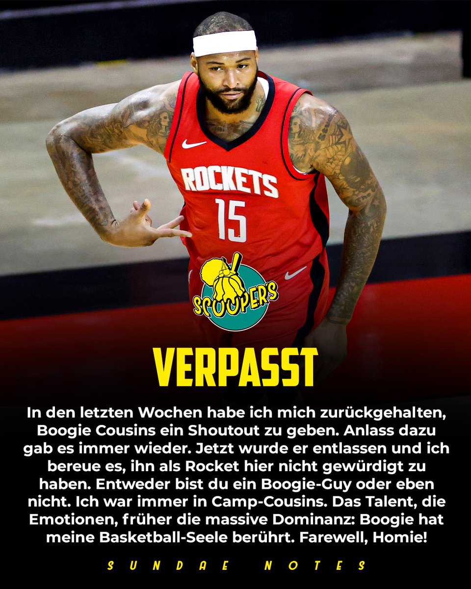 scoopersblog's tweet image. 📑 Alle Notes auf cutt.ly/tlJtJ8d
———
#SundaeNotes #Pelicans #Zion #Rockets #Sixers #BrandonIngram #Boogie #Suns #Booker #CP3  #NBABlog #nbadeutschland