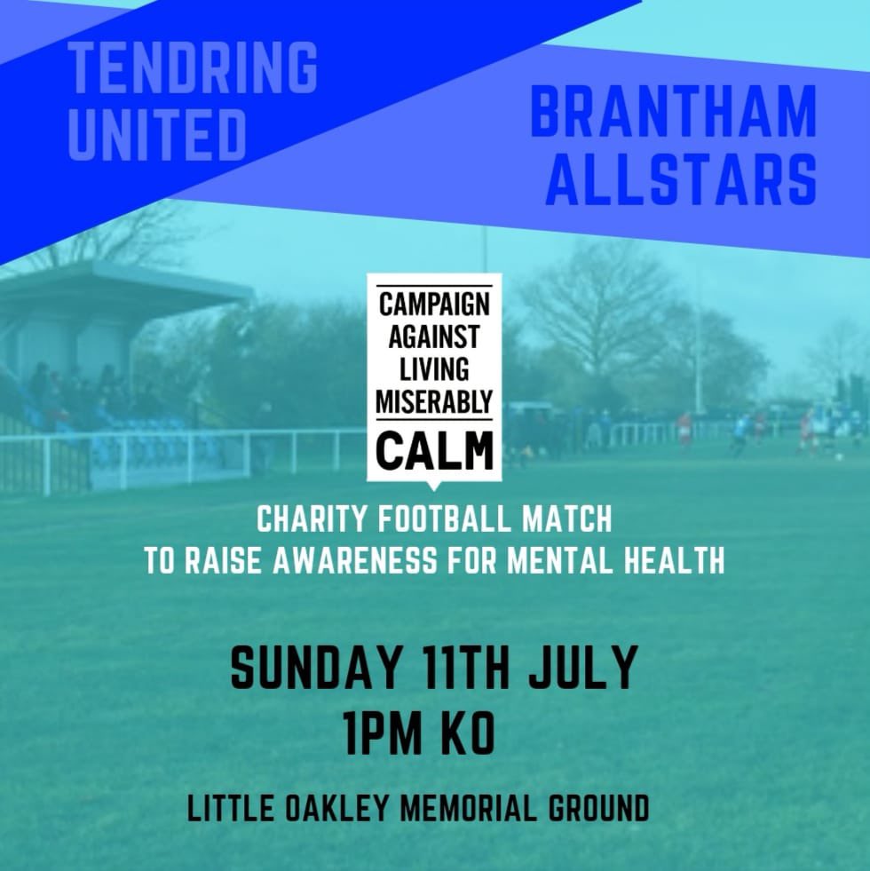 CALM charity game 💙 tweet media