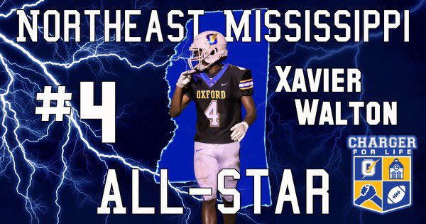 Q Blake and Xavier Walton will represent the Chargers in the 2021 <a href="/NEMFCA2013/">Northeast Mississippi Football Coaches Assn.</a> All Star Game in May! Congratulations to these two seniors! 

#chargerforlife