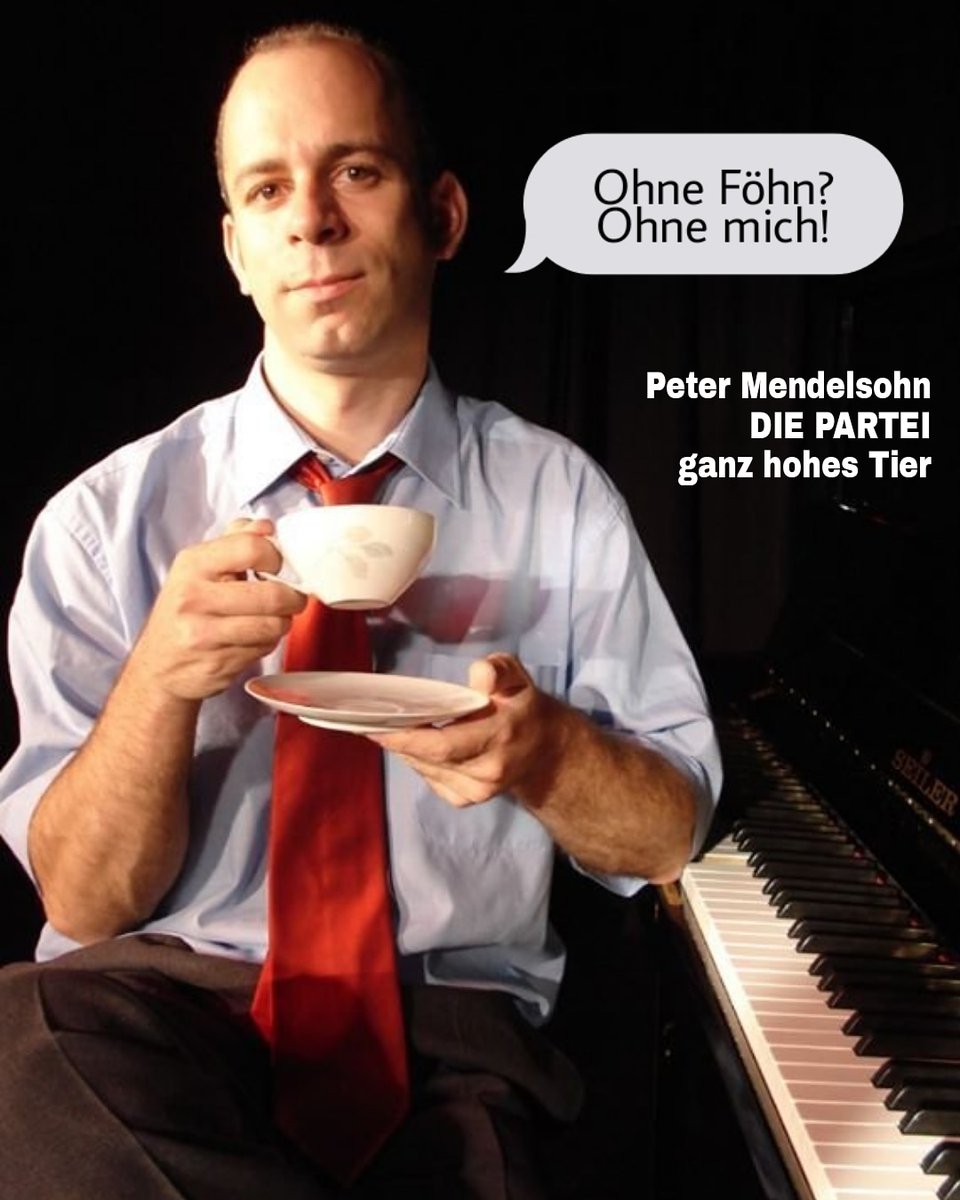 Zur Feier der Friseur-Öffnungen morgen. #ohneFöhnohnemich #heißeLuftfüralle