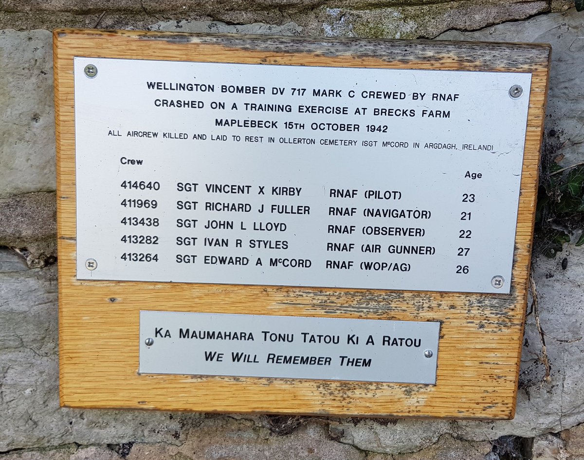 InscriptionsWw1's tweet photo. #RememberedHere
#StRadegundChurch #Maplebeck #Nottinghamshire
#WW1 #LestWeForget
Maplebeck is "A Thankful Village"
#WW2 Wellington Bomber crashed during training exercise https://t.co/HCtvdDksvn