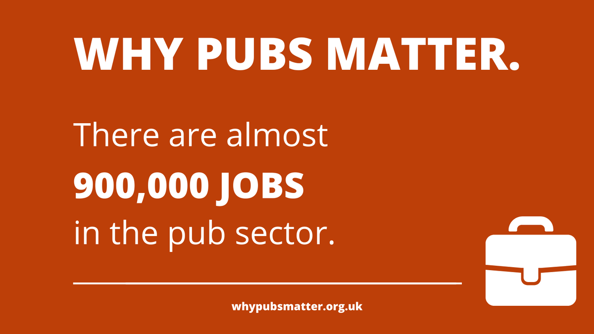 CAMRA_Official's tweet image. Reason 15 that #PubsMatter is JOBS – according to data from @beerandpub, before the pandemic, nearly 900,000 people were employed in the beer and pub sector across the UK. /17