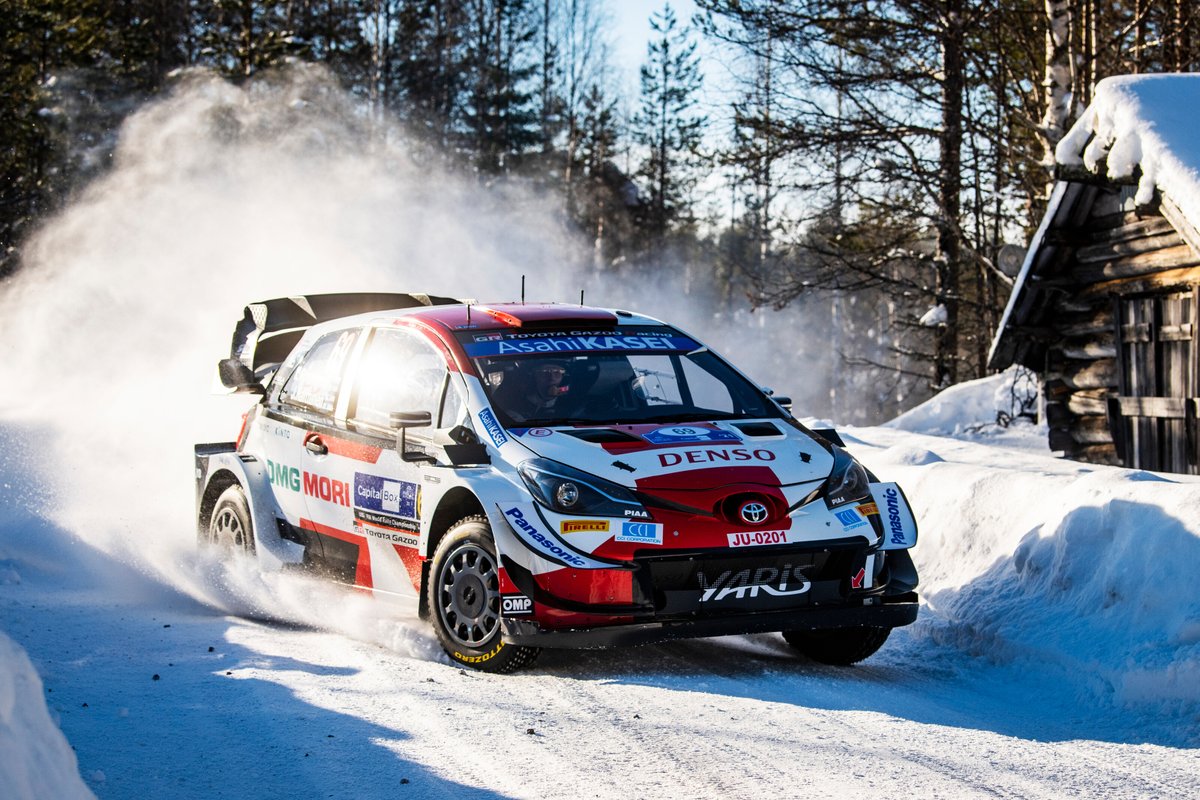 That's P2 for us at #ArcticRallyFinland and maximum power stage points! Shame that we weren't able to match Tänak this weekend after our mistake on Friday. Not a perfect weekend, but a pretty good one! 😋
📸 Jaanus Ree / Red Bull
#KR69 #ToyotaGAZOORacing #WRC