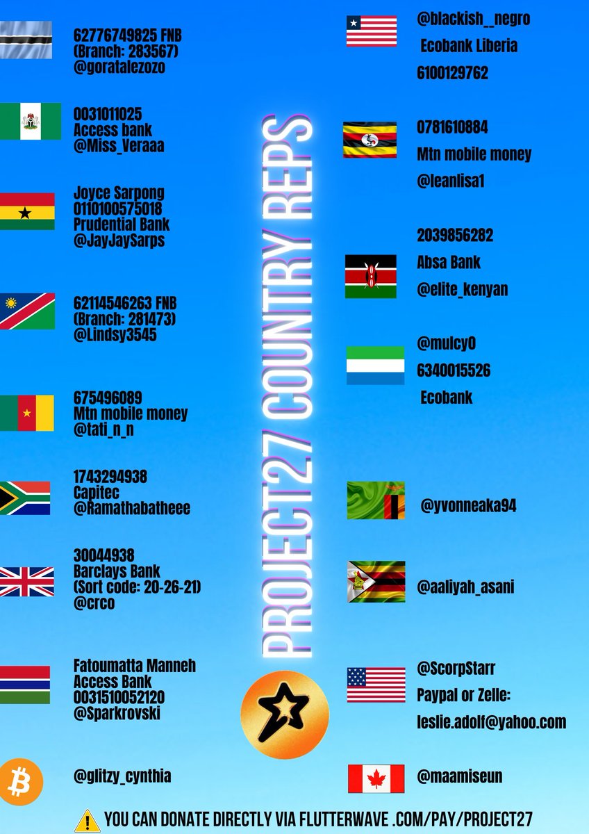 xrstn12's tweet image. We have 3.55% to get to the target 100%
 📢📢
P27 contribution is open till Wednesday.
⭐⭐
flutterwave.com/pay/project27

#ElitesWeekend