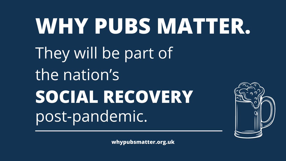 CAMRA_Official's tweet image. Reason number 18 why #PubsMatter – they will be part of the nation’s social recovery from the pandemic, providing a community space to #SocialiseSafely – which is why they need support in the Budget. /20