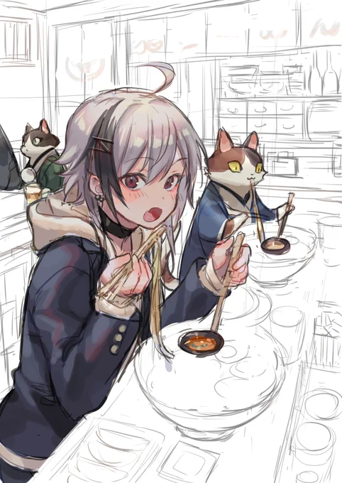 ちゃんとパース考えて自分で描いてるよ
ラフだから雑ですまんな 