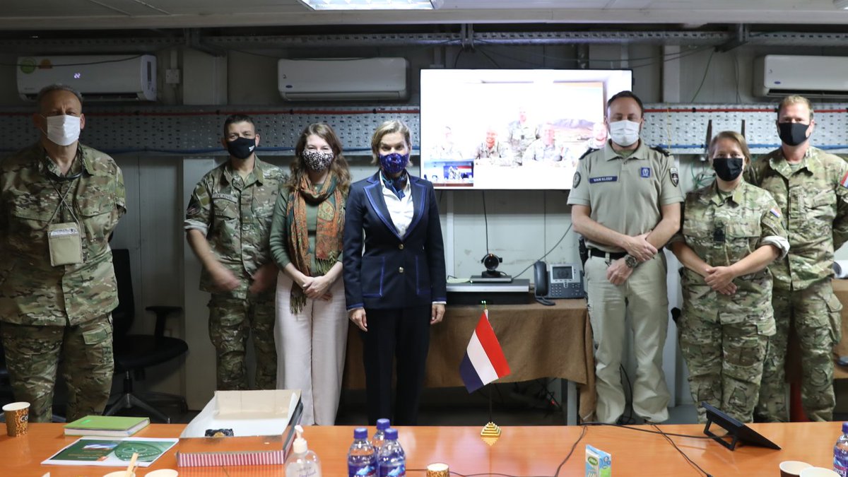 Virtual visit to the Dutch Armed forces troops in Mazar-e-Sharif