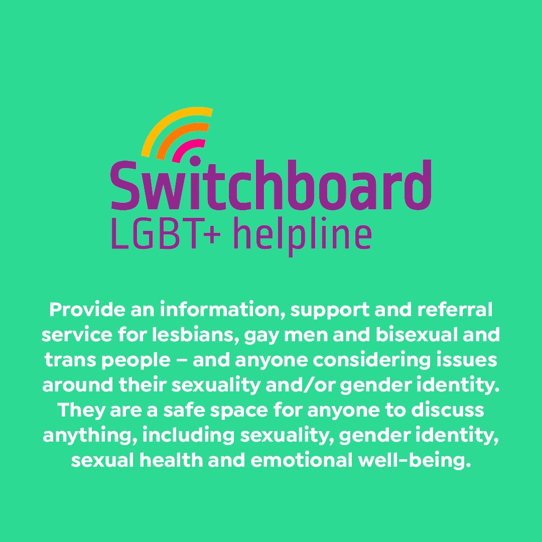 MakeShiftCreate's tweet image. For the last day of LGBT History Month we would like to remind you that your health and mental wellbeing are important and have tagged some organisations that you can easily to reach out to. Stay safe!