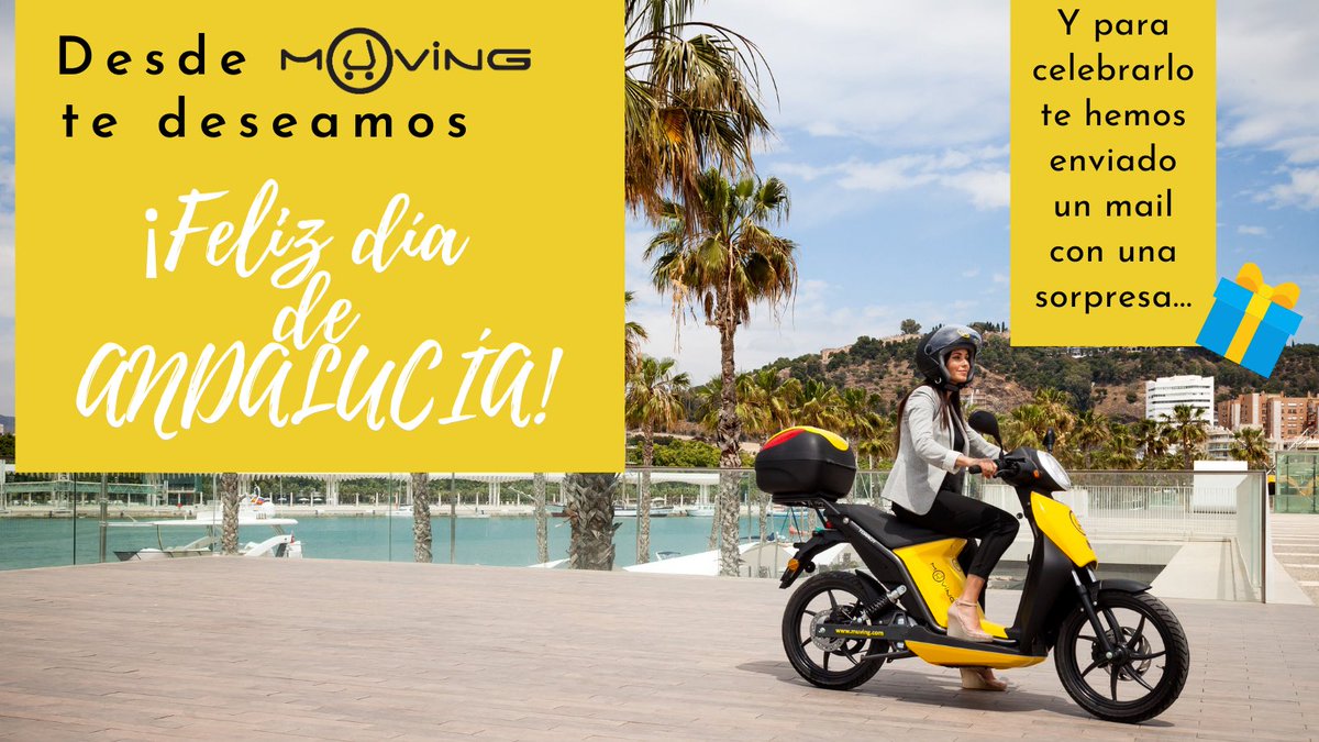Como buena #empresaandaluza os deseamos a todos un Feliz #díadeandalucía 
Descubre en tu mail la sorpresa 🎁 que te hemos preparado.
¡CORRE QUE SE AGOTAN! 🏃‍♀️ 🏃‍♂️