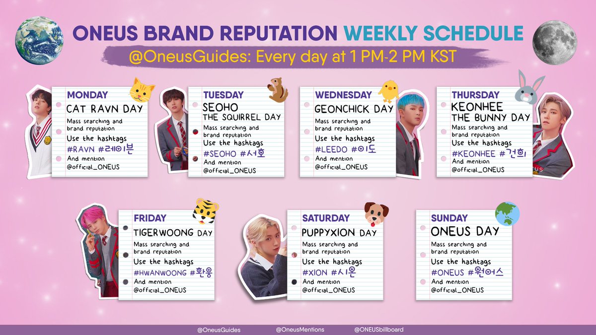 OneusGuide's tweet photo. To Moons thank you for participating in our Trending Party today ❤

Don't forget about our weekly event starting tomorrow. We hope you will participate. 

@official_ONEUS #원어스 #ONEUS https://t.co/NUFdiofa7Z