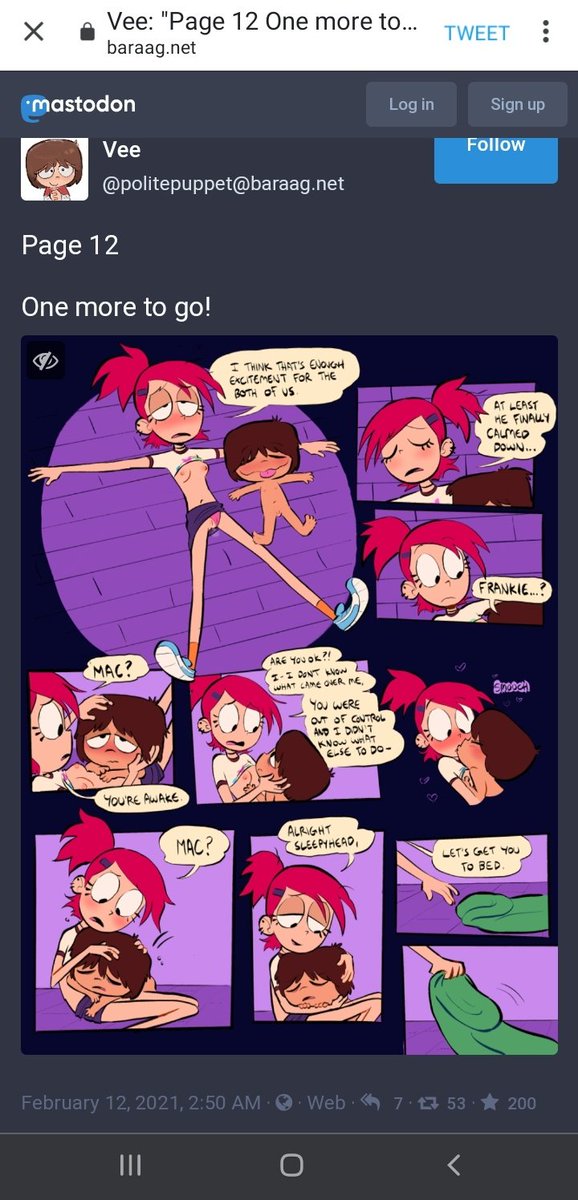 RadiodustL's tweet photo. @KuzaKat @EAlchemist03MC @VivziePop There's nothing as false accusations. She literally draws pedophilia and incest. Here's proof 
WARNING SENSITIVE CONTENT ⛔⛔ https://t.co/o0s3VL8dY9