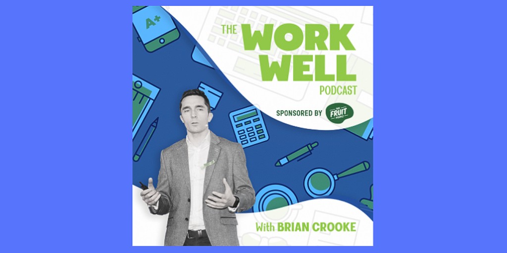 Catch up with the opening podcast for Season 3, featuring our lovely new partners <a href="/TheFruitPeople/">The Fruit People</a> here. I interviewed Brian Dennis, one of the co-founders of this family business, who help employees maintain good nutrition practices 😁🍊ow.ly/oZUK50DLTZD #WorkWellPodcast