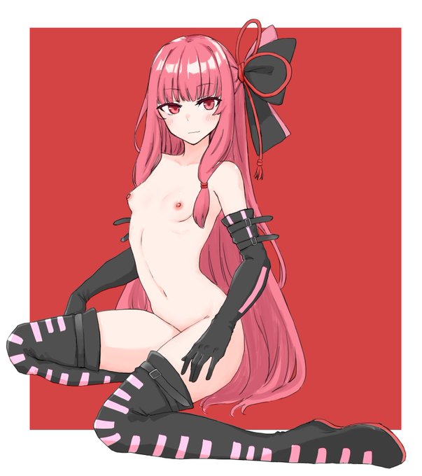 難しいなら着せなければいい!
ということでね
こういう裸に長手袋って興奮しませんか 