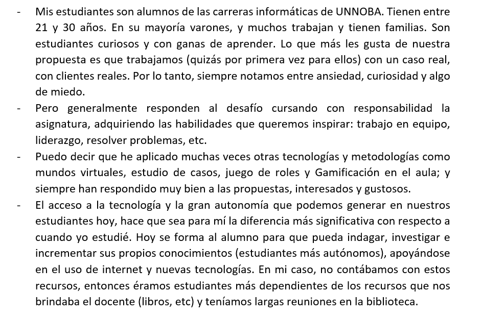 tamara22ahmad's tweet photo. En el marco del curso "Aprendizajes Emergentes y Vanguardias Didácticas", comparto mi aporte sobre el Desafío 1, contándoles el perfil de mis estudiantes.
#vanguardiasdidacticas  #aprendizajesemergentes https://t.co/adZiNeMy8H