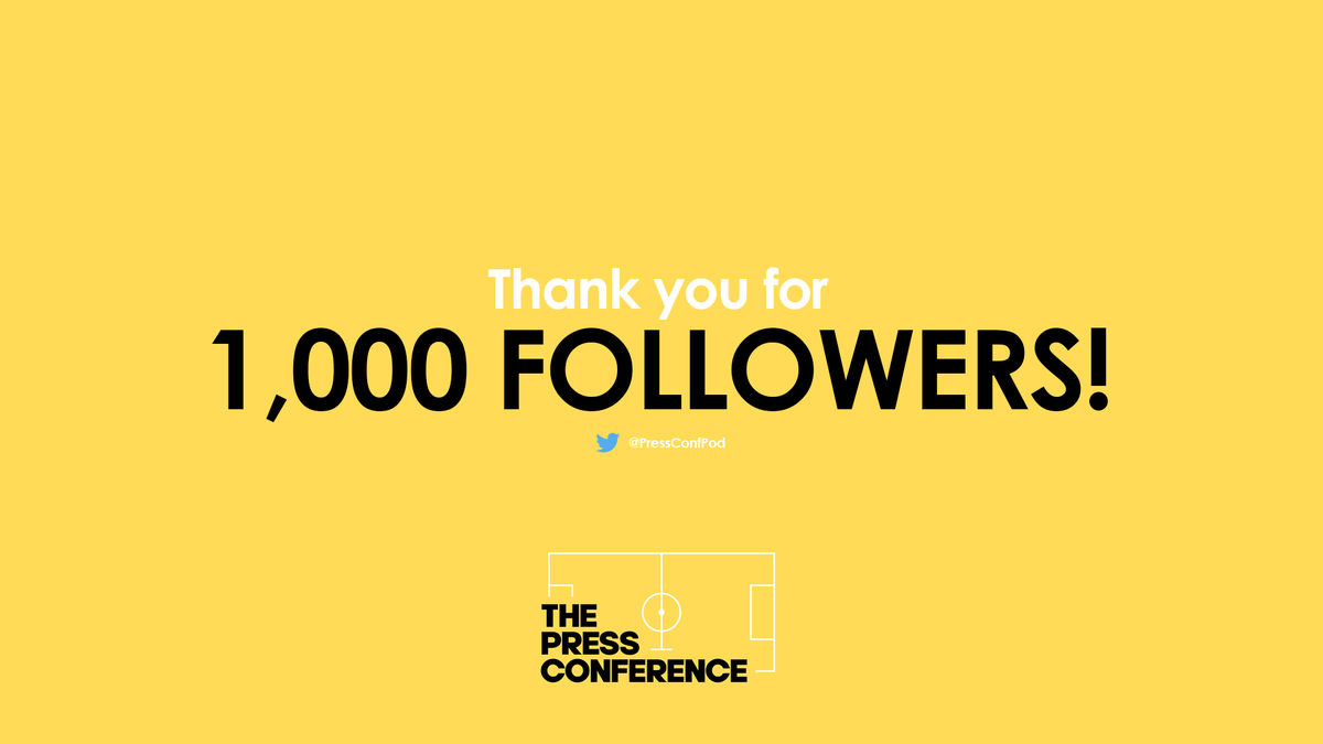 PressConfPod's tweet photo. We've hit the 1,000 milestone!

That's 100 followers for every podcast episode 🎉

If you fancy featuring in Season 2 get in touch! 🎙️📩 https://t.co/UUnTpTFdEr
