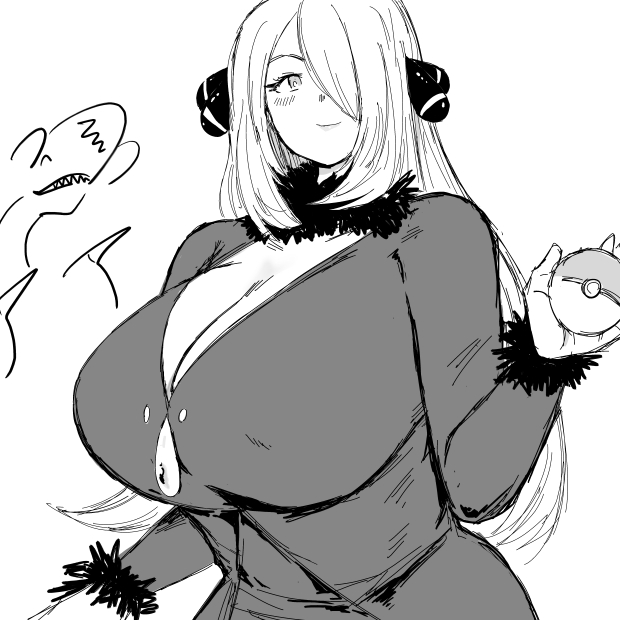 ダイパ世代なのにシロナさん初描きこれかもしれん 