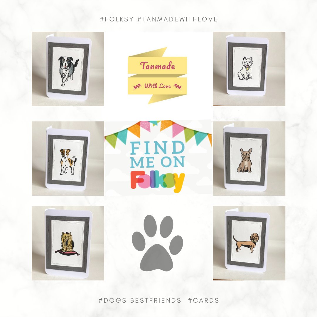 REPOST - One to send to animal lovers. Link in my bio if you are interested. ❤️🐾 #feelingfolksy #handmade #customisable #cards #dogs #furbabies #fortheloveofdogs #dogmom #dogdad #k9 #dogcards #fromthedog #lovedogs #greetingcards #waggytails #thinkingofyou #dogsofinstagram #love