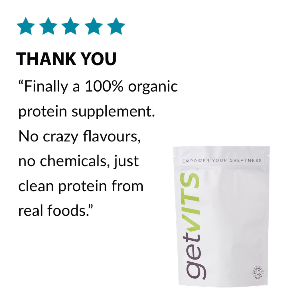 100% Organic | Plant-Based | Vegan 
Use code - (MYGV20) for a 20% at checkout.

@ - getvits.co.uk - one of the most comprehensive & best organic product ranges.

#organic #plantbased #vegan #organicsupplements #plantbasedsupplements #vegansupplements #discountcode