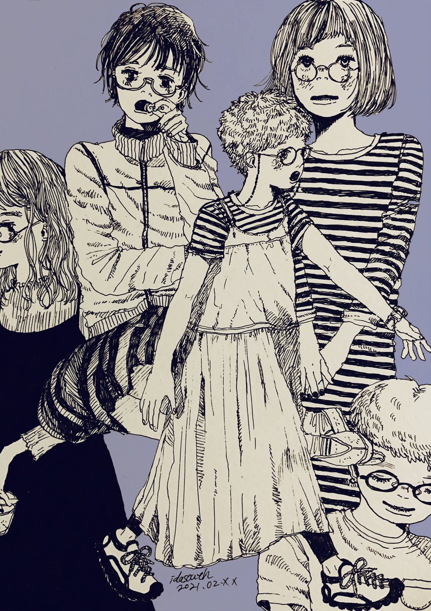#今月描いた絵を晒そう 
雑多でした。 